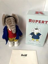 STEIFF 653575 EDWARD TRUNK TEDDY - Rupert The Bear - 28cm Jointed - LIMITED 1500