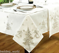 FESTIVE WHITE SILVER TABLE