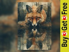 Forest Reflection Fox
