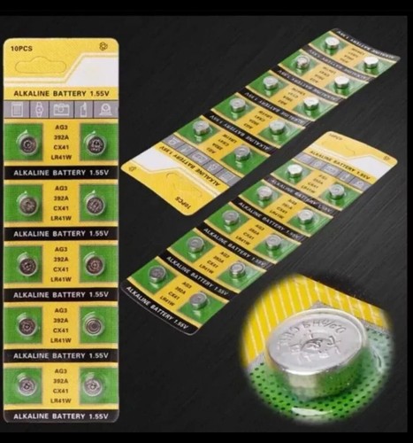 Pack ag3 batteries lr41 - pack,