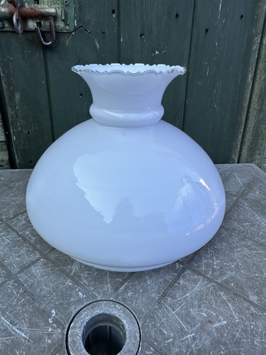 Vintage white milk glass oil - vintage,