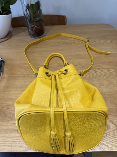 Boden yellow bucket leather - boden,