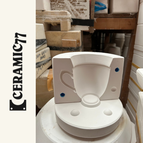 Teacup and saucer ceramic - and,