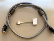 Belkin Pure AV DVI-D to DVI-D Cable Gold Connectors + Apple DVI to HDMI adapter