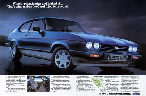 Ford capri mkiil 8i - capri, 2.8i