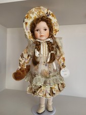 Porcelain Doll 17 Inch Dress