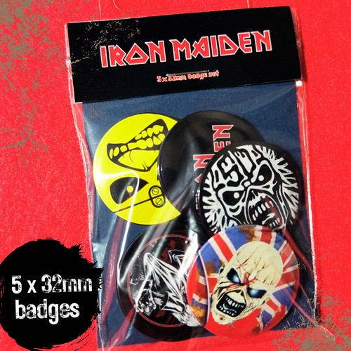 Iron maiden metal pin - 5,