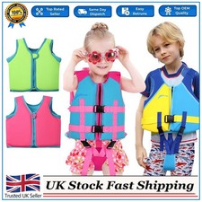 Kids Swim Life Jacket Float Vest Swimming Pool Buoyancy Aid Child WaterSports！