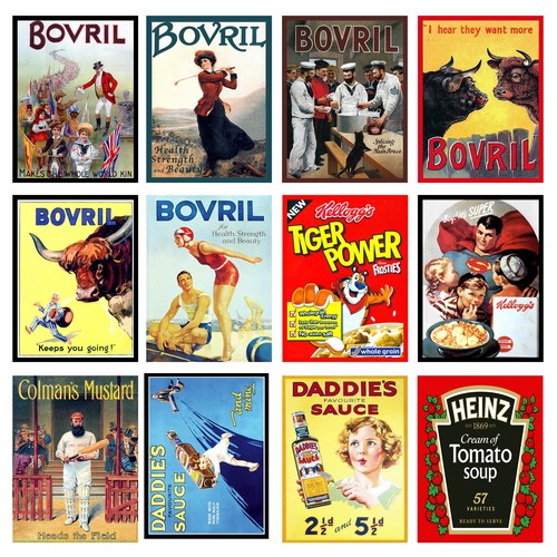Food packaging retro metal - packaging,