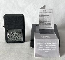 BNIB Buy Infantry Bonds US Military WW2 Star Flip Top Petrol Lighter + Paperwork