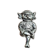 Lincoln Imp Pewter Pin Badge mythical Grotesque Brooch Tie Lapel Pin Jewellery