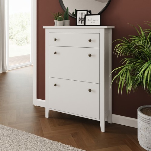 Deluxe two tier shoe cabinet - deluxe,