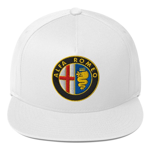 Alfa romeo flat bill cap - alfa,