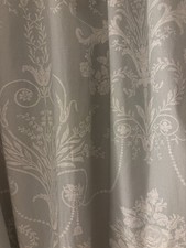 Laura Ashley Josette Curtains Duck Egg Blue Vintage French Country Chic Toile