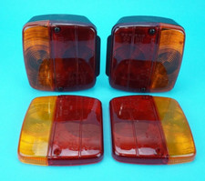 2 x AJBA FP11 Lamps & 2 Spare Lens - Hard Wired Version - Daxara & Erde Trailer