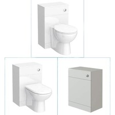 Toilet Cistern Concealed WC Unit Cabinet Linx Back to Wall 600 x 300mm Housing