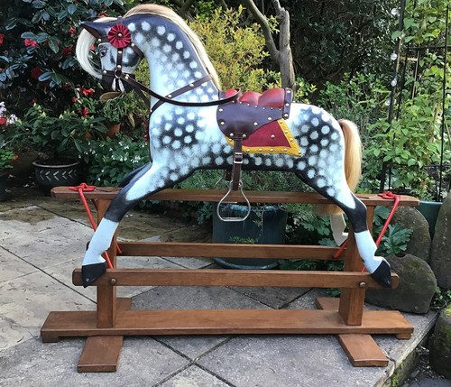 Rocking horse dapple grey - rocking,