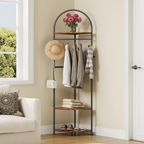 Corner hall tree - corner,