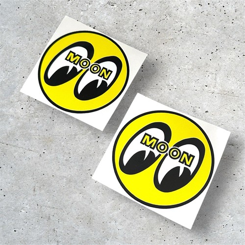 Moon eyes classic stickers - moon,