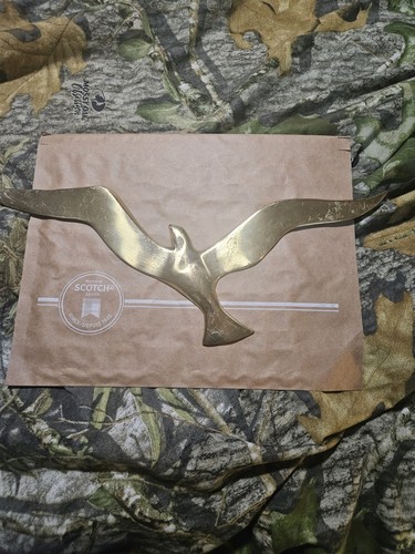 Solid brass seagull - solid,
