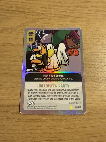 Club penguin trading card - card,