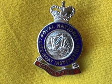 Vintage Blue & Red Enamel RNLI