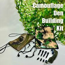 Build Your Own Camouflage Den