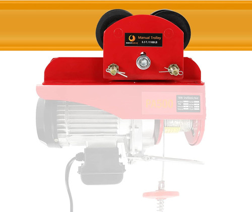 Manual trolley for beam - manual, with