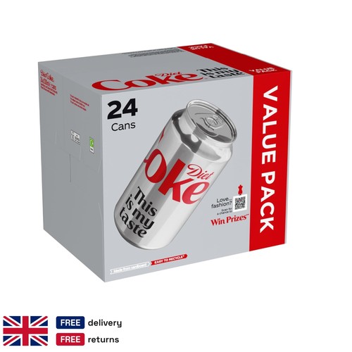 Diet coke pack 330ml - 24,