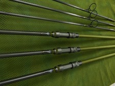 "New" 3 Harrison Arrowflyte Carp Rods 12ft 3lb 6oz ALPS Seats 50mm Vortex Guides