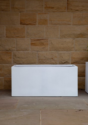 60cm white trough - ,