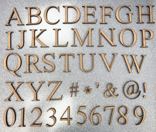 Large wooden letters - x,