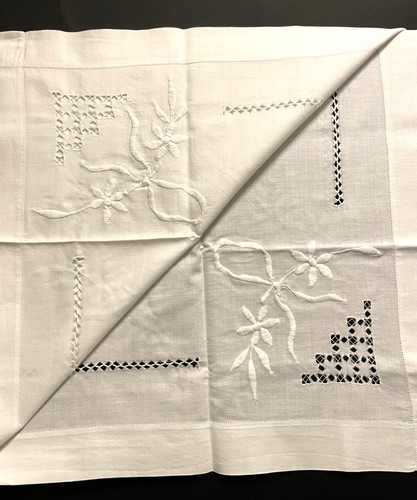 Vintage french table cloth - table,