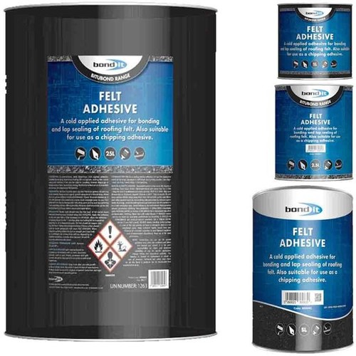 Bond black felt adhesive - felt,