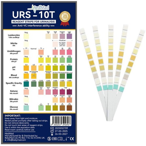 Urine test strips 10 - test,