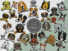 Dog Paws - Charms for Shoes Clogs Sandals - GSP Pooch Puppy Pets Lab Cute Kelpie
