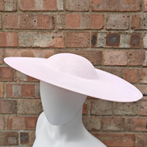 Baby pink large wide brim - pink,