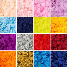 Rose Flower Petals Silk 100-500 Engagement Table Wedding Bed Decor Full Colour