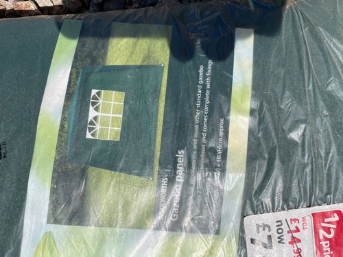 One woolworths gazebo - one,