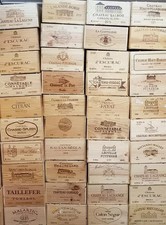 Wine Box Crate. Wooden. 6