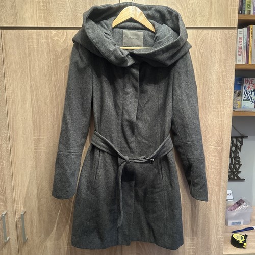 Zara coat wool - zara,
