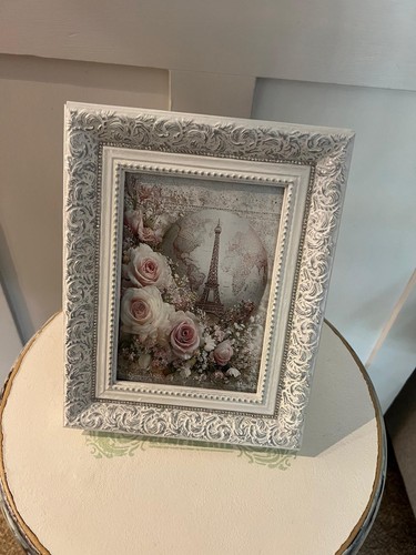 Ornate white silver toned - white,