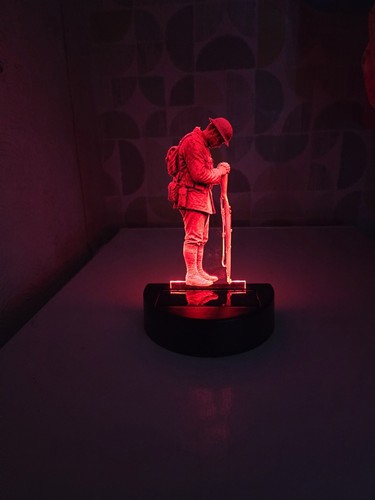 Military soldier figurine with - figurine,