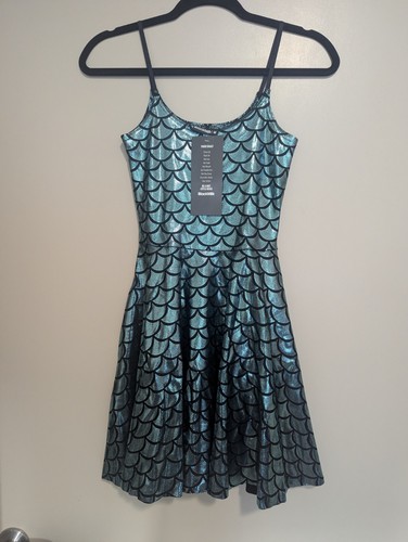 Black milk turqoise mermaid - black,