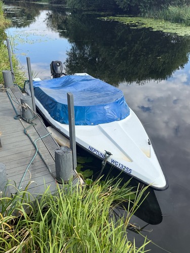 Fibreglass boat with - fibreglass,