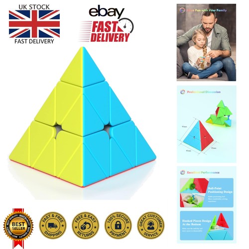 Stickerless pyramid puzzle - pyramid,