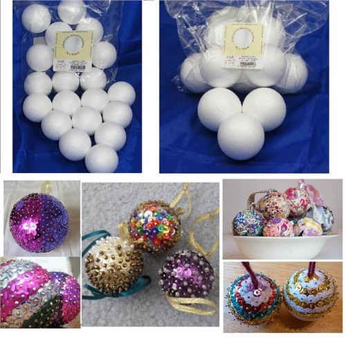 Solid polystyrene balls - 10,