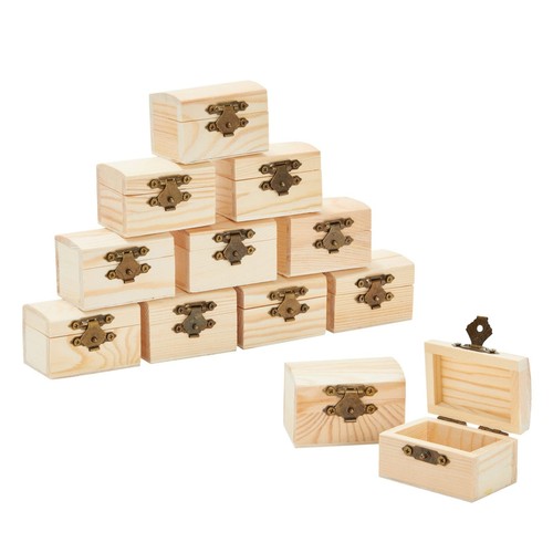 Juvale wooden treasure chest - juvale,