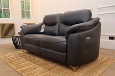 G Plan Jackson Cambridge Earth Classic Back Dual Power Reclining 3 Seat Sofa