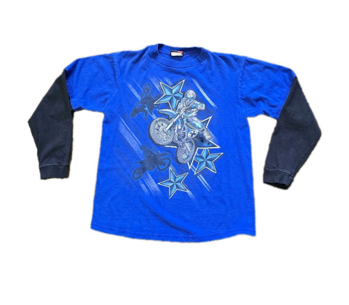 Vtg rudeboyz shirt blue - vtg, m